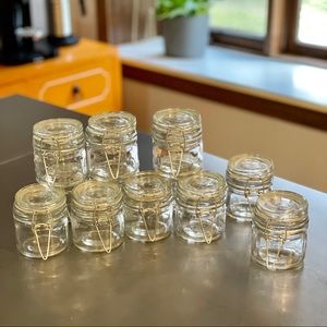 Glass Spice/ Storage Jars